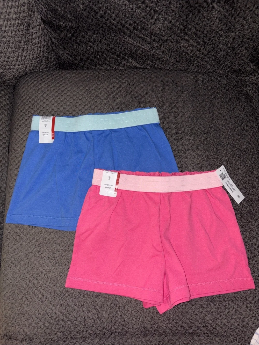 🎉4 for $20 Lot of 2 NWT Wonder Nation Girls shorts, Medium (8)